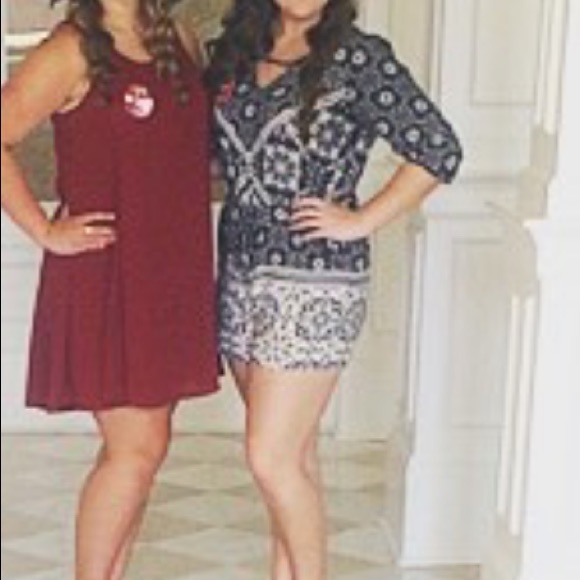 🖤FLORAL QUARTER SLEEVE ROMPER - Picture 5 of 5